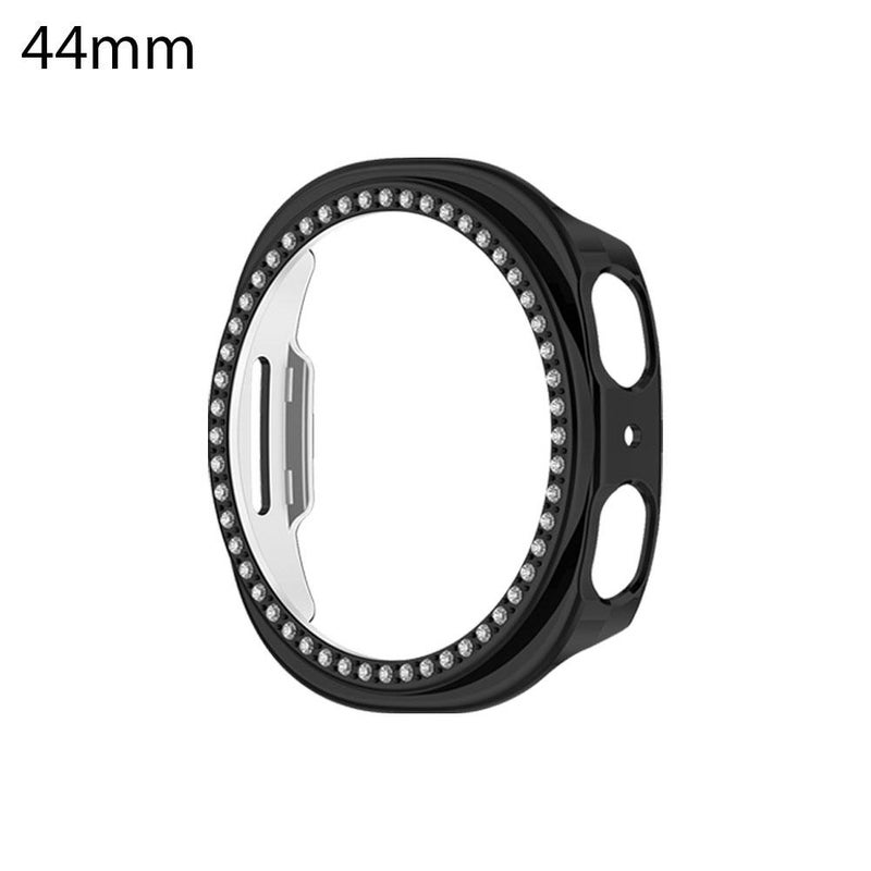 Compatible with Samsung Galaxy Watch 8 40/44 single-row diamond protective case; Watch 8 diamond-set watch case